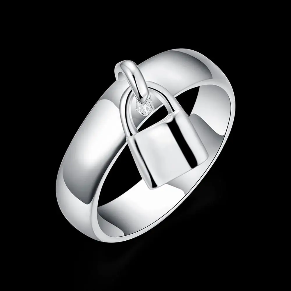 Фото Женские кольца с посеребренным покрытием для свадебной вечеринки ювелирные