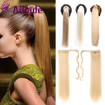 AILIADE Long Curly Fake Hair Pieces Blonde Ponytail Hair Extensions Yaki Straight False Hair with Magic Paste
AILIADE Long Curly Fake Hair Pieces Blonde Ponytail Hair Extensions Yaki Straight False Hair with Magic Paste