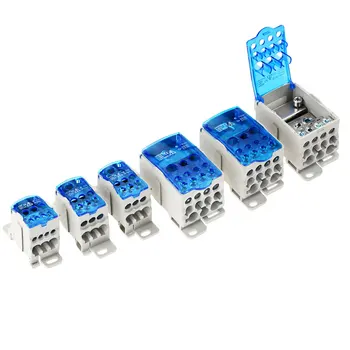 UKK80A 125A 160A 250A 400A 500A Terminal Block 1 in many Out Din Rail distribution Box Universal Electric Wire Connector
UKK80A 125A 160A 250A 400A 500A Terminal Block 1 in many Out Din Rail distribution Box Universal Electric Wire Connector