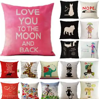 Cartoon Cute Annimal Pattern Cotton Linen Pillowcase for Home Office Sofa Seat Decor Textile Throw Printed Pillow Cover
Cartoon Cute Annimal Pattern Cotton Linen Pillowcase for Home Office Sofa Seat Decor Textile Throw Printed Pillow Cover