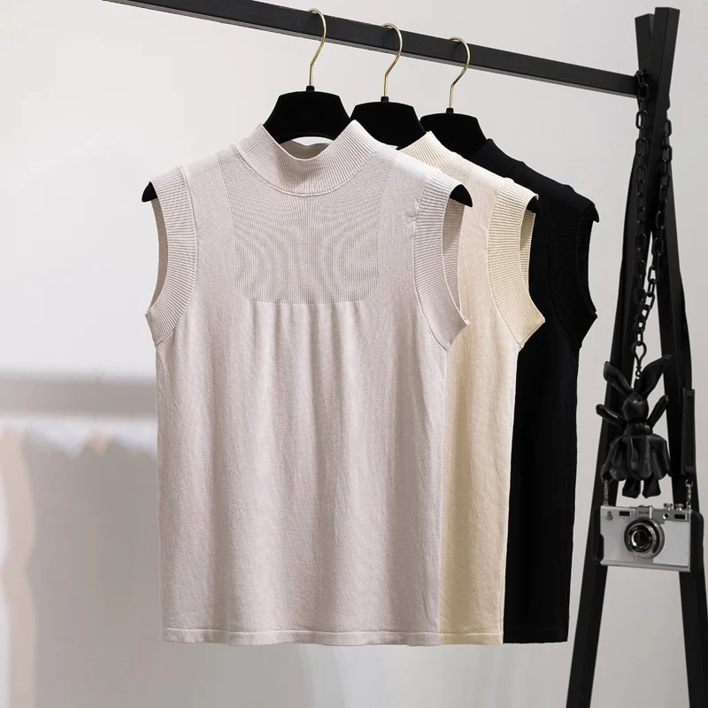 EHQAXIN Summer Round Neck Camisole Women's Fashion Solid Color Loose Sleeveless Sweater Bottoming Coat Inside Outside Wear M-4XL
EHQAXIN Summer Round Neck Camisole Women's Fashion Solid Color Loose Sleeveless Sweater Bottoming Coat Inside Outside Wear M-4XL
