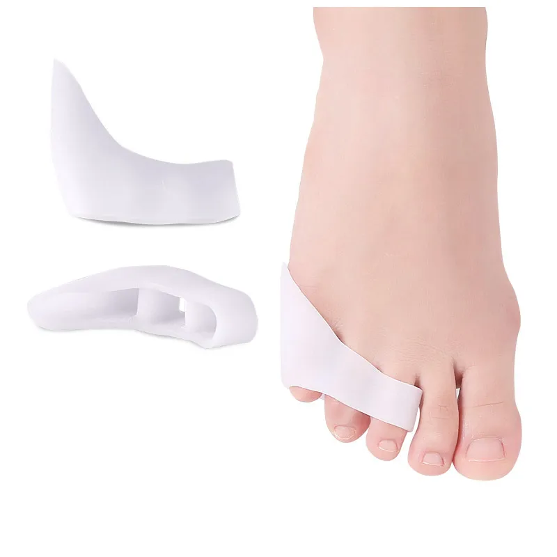 2Pcs Pinky Toe Separators Little Toe Thumb Silicone Toe Guard Foot Care Tool Gel Toe Corrector Spreader Hallux Valgus Insoles
2Pcs Pinky Toe Separators Little Toe Thumb Silicone Toe Guard Foot Care Tool Gel Toe Corrector Spreader Hallux Valgus Insoles