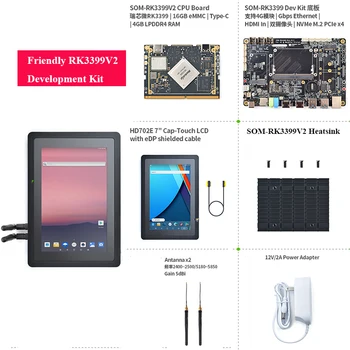 Friendly RK3399V2 development kit with HDMI input MIPI binocular face recognition 4G interface dual frequency WiFi
Friendly RK3399V2 development kit with HDMI input MIPI binocular face recognition 4G interface dual frequency WiFi