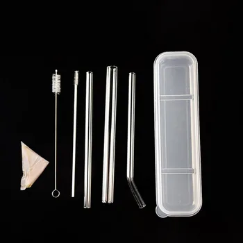 Reusable Straws Kit Set + Cleaning Brush with Storage Case Straws Wide Flow for Drinking Juices Portable Glass Straws Kit LESHP
Reusable Straws Kit Set + Cleaning Brush with Storage Case Straws Wide Flow for Drinking Juices Portable Glass Straws Kit LESHP