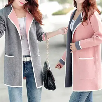 Plus Size Women Solid Color Long Sleeve Pockets Cardigan Loose Knitted Coat Suitable for work travel shopping daily wear gifts 
Plus Size Women Solid Color Long Sleeve Pockets Cardigan Loose Knitted Coat Suitable for work travel shopping daily wear gifts