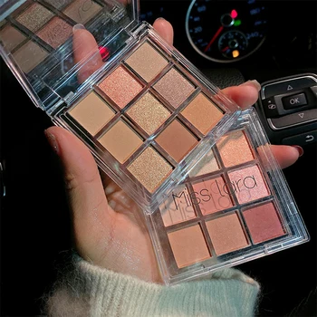 nine colors Little finger eyeshadow pallete pearl light matte fine and delicate color small and portable eye palette makeup
nine colors Little finger eyeshadow pallete pearl light matte fine and delicate color small and portable eye palette makeup