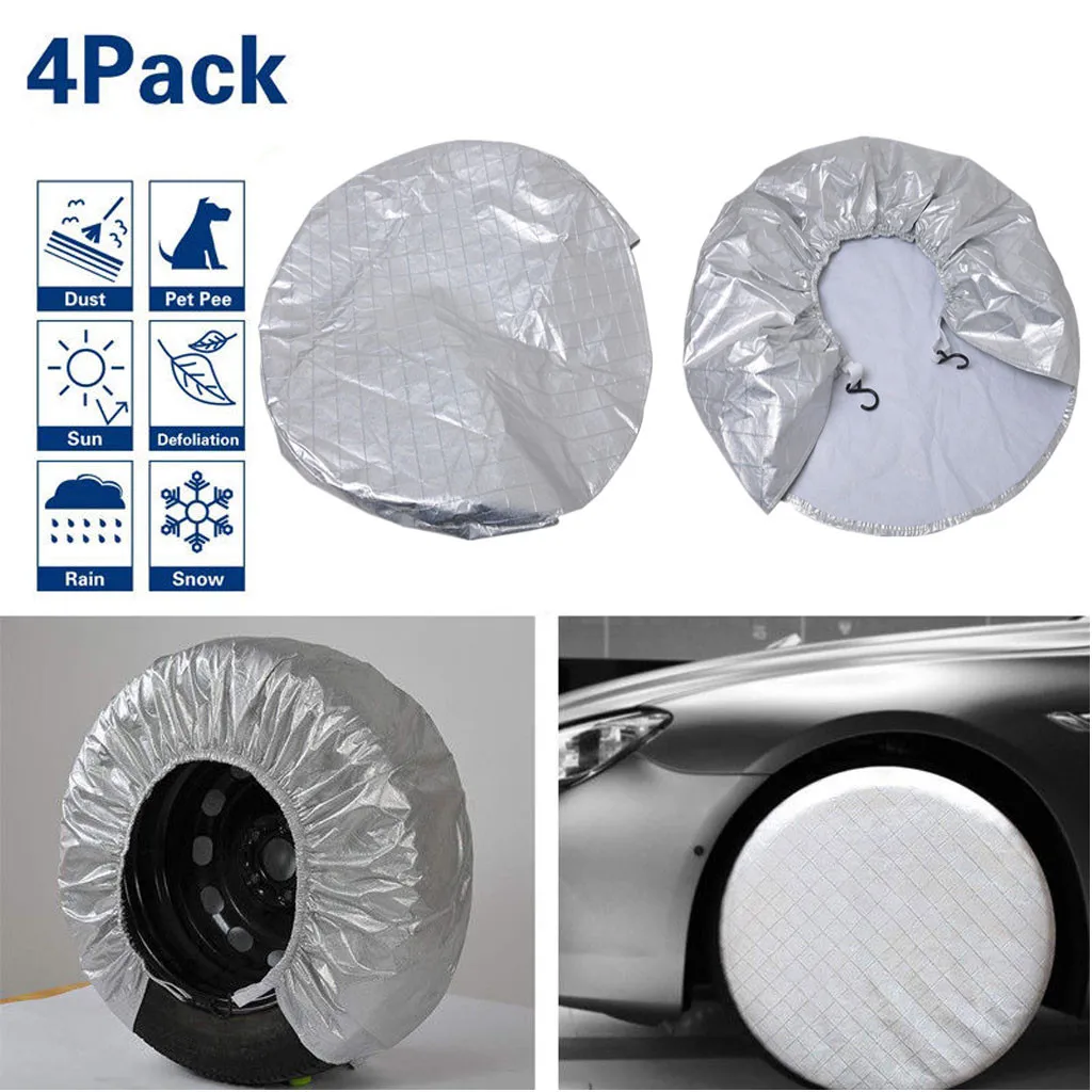 Set 4 Wheel Tire Covers For RV Trailer Camper Car Truck For 26IN to 29IN Dia Durable Waterproof Aluminum Material Durable#P10
Set 4 Wheel Tire Covers For RV Trailer Camper Car Truck For 26IN to 29IN Dia Durable Waterproof Aluminum Material Durable#P10