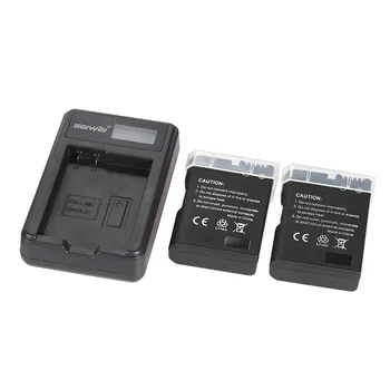 Andoer Portable LED Power Charger 2pcs 1200mAh EN-EL14 Rechargeable Battery for Nikon D3100 D3200 D3300 DSLR Cameras Camcorder
Andoer Portable LED Power Charger 2pcs 1200mAh EN-EL14 Rechargeable Battery for Nikon D3100 D3200 D3300 DSLR Cameras Camcorder