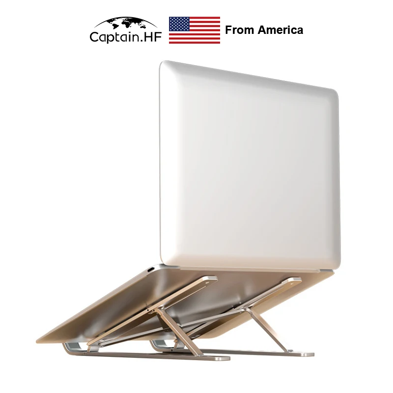 US Captain Portable Height Adjustable Laptop Stand, Aluminum Tabletop Ventilated Cooling Holder, for Notebooks and Tablets
US Captain Portable Height Adjustable Laptop Stand, Aluminum Tabletop Ventilated Cooling Holder, for Notebooks and Tablets