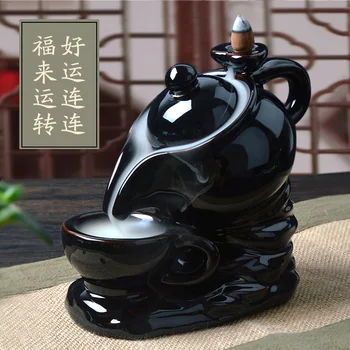 New Large Back Incense Burner Ceramic Aromatherapy Furnace Alpine Flow Hookah Fulai Running Creative Home Decoration
New Large Back Incense Burner Ceramic Aromatherapy Furnace Alpine Flow Hookah Fulai Running Creative Home Decoration