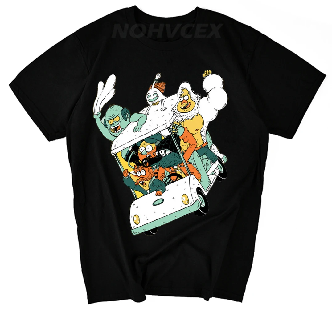 Regular Show A new pattern of Cool summer style Anime theme Men's short sleeve T-shirt
Regular Show A new pattern of Cool summer style Anime theme Men's short sleeve T-shirt