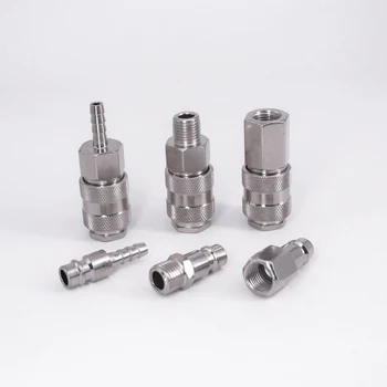 Plug Or Socket Pneumatic Fitting European Standard EU Type Air Line Quick Coupling Connector Coupler Adapter For Air Compressor
Plug Or Socket Pneumatic Fitting European Standard EU Type Air Line Quick Coupling Connector Coupler Adapter For Air Compressor