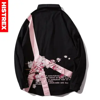 HISTREX Embroidery Japanese Harajuku 100 Cotton Men Shirt Harajuku Button Up Hawaiian Slim FitVintage Hip Hop Designer L5E7L#
HISTREX Embroidery Japanese Harajuku 100 Cotton Men Shirt Harajuku Button Up Hawaiian Slim FitVintage Hip Hop Designer L5E7L#