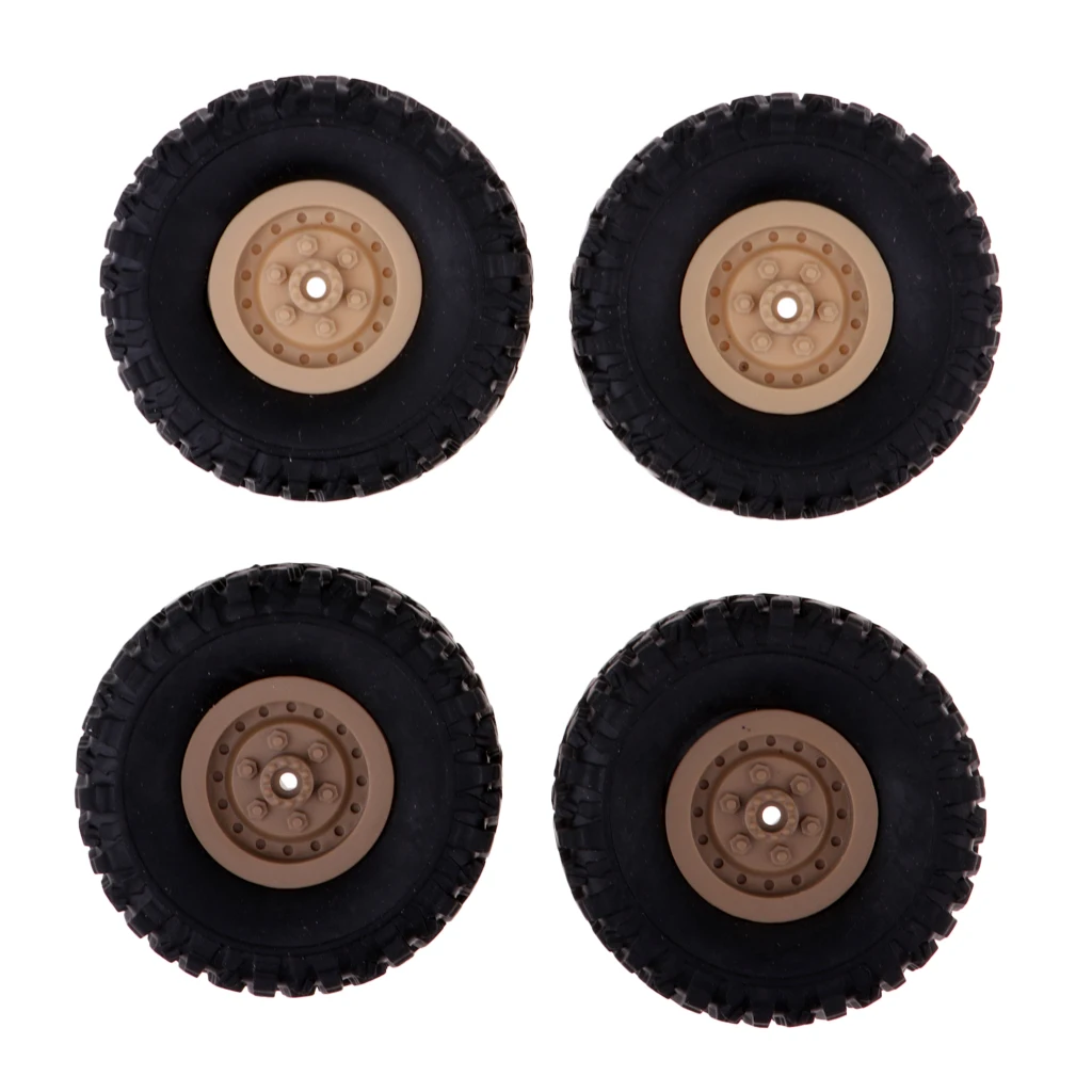4Pcs RC Crawler Car Tires Tyre for WPL Truck Upgrade Accessories B14 B16 B24 4Pcs RC Crawler Car Tires Tyre for WPL Truck Upgrade Accessories B14 B16 B24