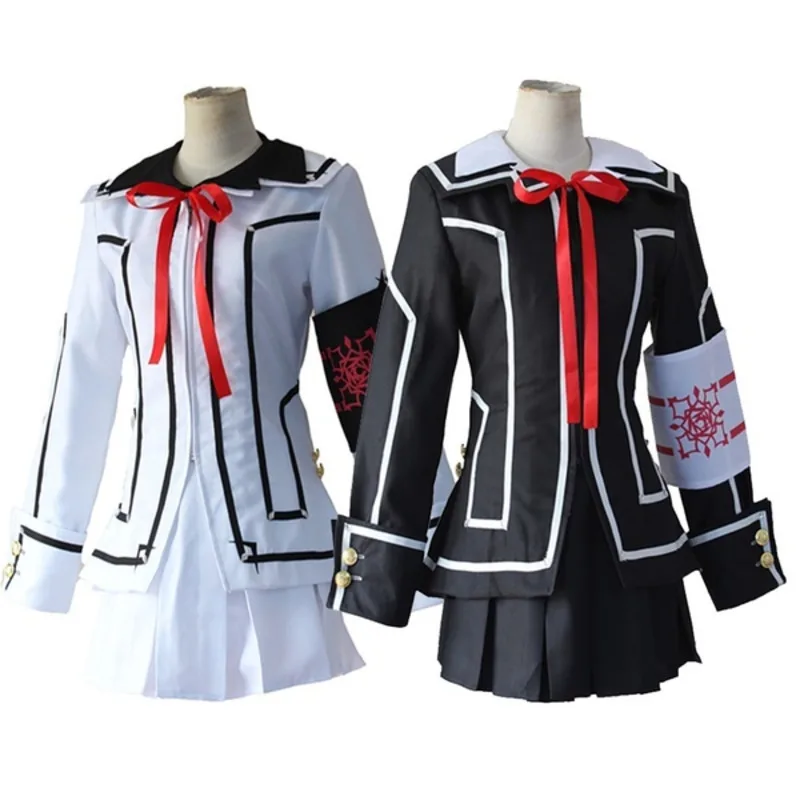 Women Anime Vampire Knight Cosplay Costume Yuki Day Night Class Uniform Girls Cross Black white Jacket Shirt Dress Armband
Women Anime Vampire Knight Cosplay Costume Yuki Day Night Class Uniform Girls Cross Black white Jacket Shirt Dress Armband