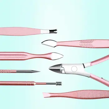 Pro Pedicure Manicure Tool Kit Nail Clippers Set Acne Nail Nail Needle Eyebrow Scissors Tool For Salon File Care Trimmer L0L5
Pro Pedicure Manicure Tool Kit Nail Clippers Set Acne Nail Nail Needle Eyebrow Scissors Tool For Salon File Care Trimmer L0L5