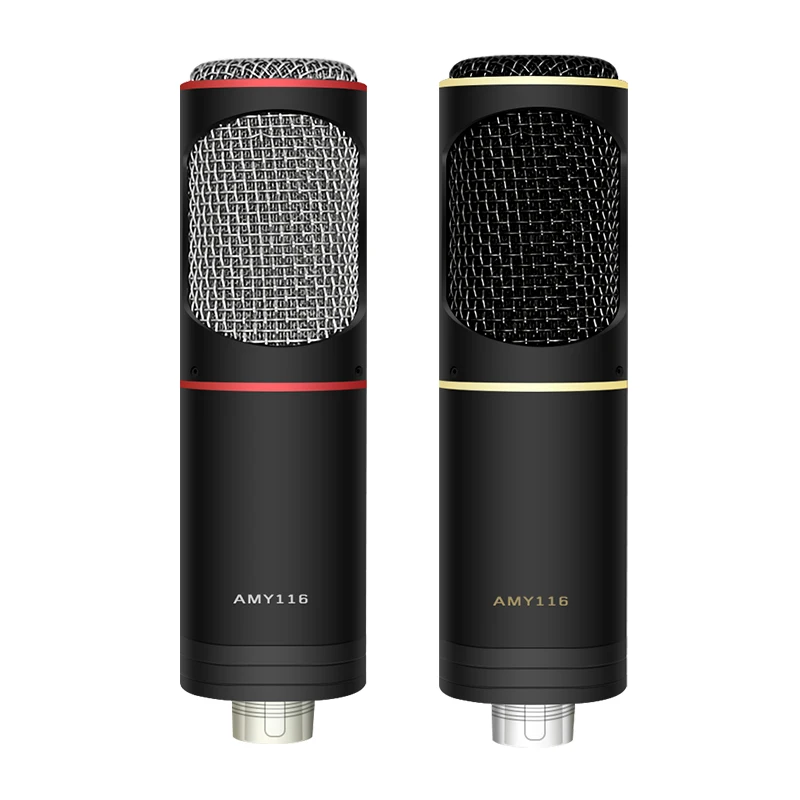 Hangrui Condenser microphone Studio Microphone Professional For computer KTV laptop Musical Instruments singing Mic
Hangrui Condenser microphone Studio Microphone Professional For computer KTV laptop Musical Instruments singing Mic