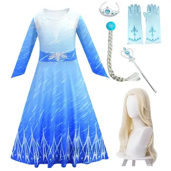 2020 Princess Elsa Dresses for Girls Anna Elsa Costumes Party Cosplay Snow Queen 2 Children's Fantasy Elza Dress Congelados
2020 Princess Elsa Dresses for Girls Anna Elsa Costumes Party Cosplay Snow Queen 2 Children's Fantasy Elza Dress Congelados