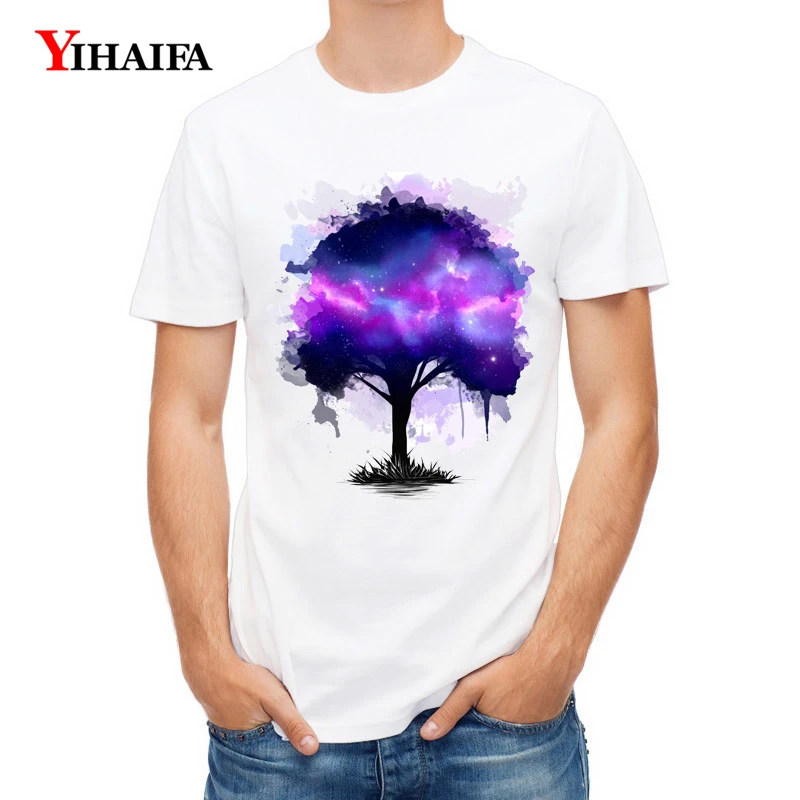 T-Shirt Mens Mans Harajuku Tree roupas Print Purple Galaxy Space Graphic Tees Casual Simple White Tee Shirts Tops
T-Shirt Mens Mans Harajuku Tree roupas Print Purple Galaxy Space Graphic Tees Casual Simple White Tee Shirts Tops