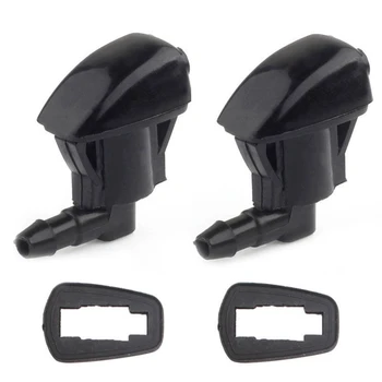 New 2pcs Universal Dual-hole Front Windshield Wiper Nozzle Black Auto Car Front Windshield Washer Wiper Spray Nozzle Set
New 2pcs Universal Dual-hole Front Windshield Wiper Nozzle Black Auto Car Front Windshield Washer Wiper Spray Nozzle Set