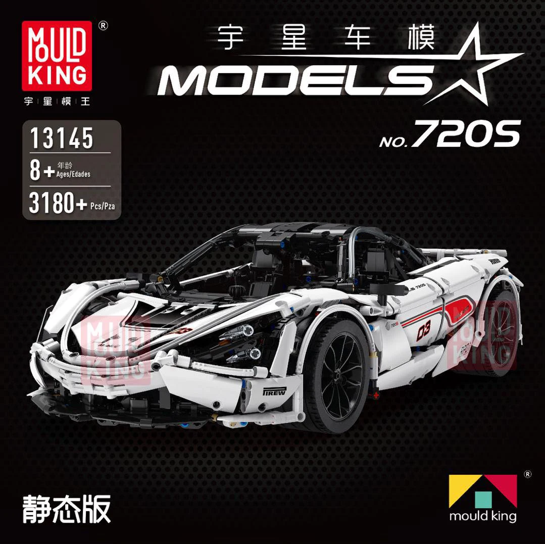 McLaren P1 720S Racing Car App RC Technic Power Motor Function Model Kit Building Blocks Bricks Kids Toys DIY Gifts Fit Legoing
McLaren P1 720S Racing Car App RC Technic Power Motor Function Model Kit Building Blocks Bricks Kids Toys DIY Gifts Fit Legoing