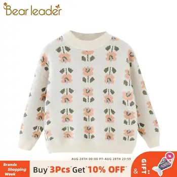 Bear Leader Teenagers Girls Fashion Flowers Pattern Knitted Clothes 2020 New Winter Heavyweight Warm Sweaters Children Clothes
Bear Leader Teenagers Girls Fashion Flowers Pattern Knitted Clothes 2020 New Winter Heavyweight Warm Sweaters Children Clothes