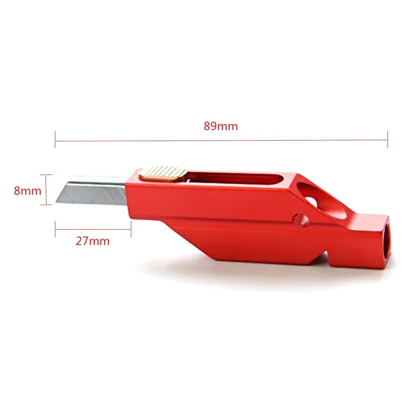 EDC Mini Detachable Whistle Knife Portable Paper Cutting Multi-function Mini Blade Knives Brass Pocket Key Ring Folding Knife
EDC Mini Detachable Whistle Knife Portable Paper Cutting Multi-function Mini Blade Knives Brass Pocket Key Ring Folding Knife