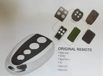 NICE flor-s nice inti era DITEC GOL4 V2 Phoenix V2 PHOX Remote control duplicator 433.92 MHz Rolling Code clone
NICE flor-s nice inti era DITEC GOL4 V2 Phoenix V2 PHOX Remote control duplicator 433.92 MHz Rolling Code clone