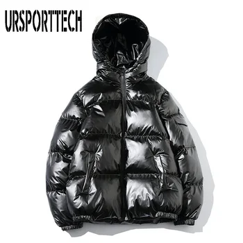 URSPORTTECH Brand Winter Jacket Men Down Parka Cotton Padded Clothing Coat Glossy Bomber Puffer Hooded Baseball Jacket Coat Male
URSPORTTECH Brand Winter Jacket Men Down Parka Cotton Padded Clothing Coat Glossy Bomber Puffer Hooded Baseball Jacket Coat Male