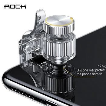 ROCK Gamepad Joystick For PUBG Joypad Trigger Fire Button Aim L1 R1 Key L1R1 Shooter Controller For PUBG Mobile Phone Game Pad
ROCK Gamepad Joystick For PUBG Joypad Trigger Fire Button Aim L1 R1 Key L1R1 Shooter Controller For PUBG Mobile Phone Game Pad