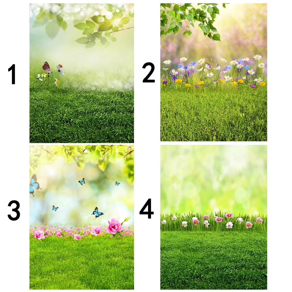 Spring Backdrop Green Leaf Lawn Butterfly Flowers Photography Backdrops Newborn Baby Kids Birthday Backgrounds for Photo Studio
Spring Backdrop Green Leaf Lawn Butterfly Flowers Photography Backdrops Newborn Baby Kids Birthday Backgrounds for Photo Studio