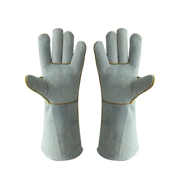 1 Pair Welders Gloves PU Leather Gardening Welding Wood Stove Work Gloves Heat Resistant 
1 Pair Welders Gloves PU Leather Gardening Welding Wood Stove Work Gloves Heat Resistant