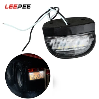LEEPEE Tail Lamp DC 10-30V Number License Plate Light 4 LED Auto Replacement For Boat Trailer Truck Lorry
LEEPEE Tail Lamp DC 10-30V Number License Plate Light 4 LED Auto Replacement For Boat Trailer Truck Lorry