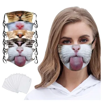 5PC Women Funny Cat Printed Breathable Face Shield Washable Mouth Mask Reusable Face Mask Cloth Face Shield Windproof Cubrebocas
5PC Women Funny Cat Printed Breathable Face Shield Washable Mouth Mask Reusable Face Mask Cloth Face Shield Windproof Cubrebocas