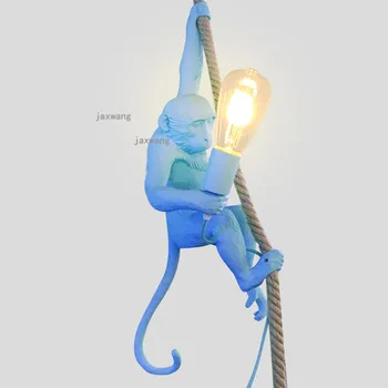 Nordic Warm Pendant Lights Resin LED Monkey Lamp Postmodern Hanging Lamps Living Room Light Fixure Kitchen Accessories Bedroom
Nordic Warm Pendant Lights Resin LED Monkey Lamp Postmodern Hanging Lamps Living Room Light Fixure Kitchen Accessories Bedroom