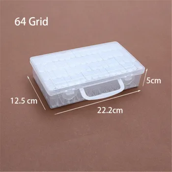 64pcs Storage Box Painting Tool Bead Diamond Container Diamond Embroidery Stone Plastic Home Storage 2019 New Organizer Fashion
64pcs Storage Box Painting Tool Bead Diamond Container Diamond Embroidery Stone Plastic Home Storage 2019 New Organizer Fashion