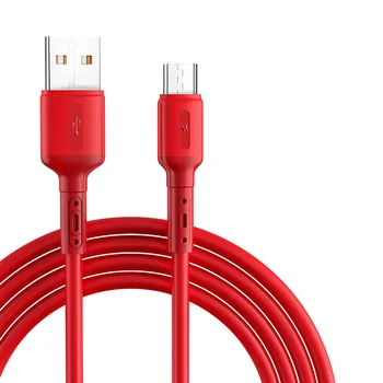 3A Charging Cable USB to Type-C/Micro USB Cable Liquid Soft Rubber Data Cable for Android Mobile Phones Fast Charging NK
3A Charging Cable USB to Type-C/Micro USB Cable Liquid Soft Rubber Data Cable for Android Mobile Phones Fast Charging NK