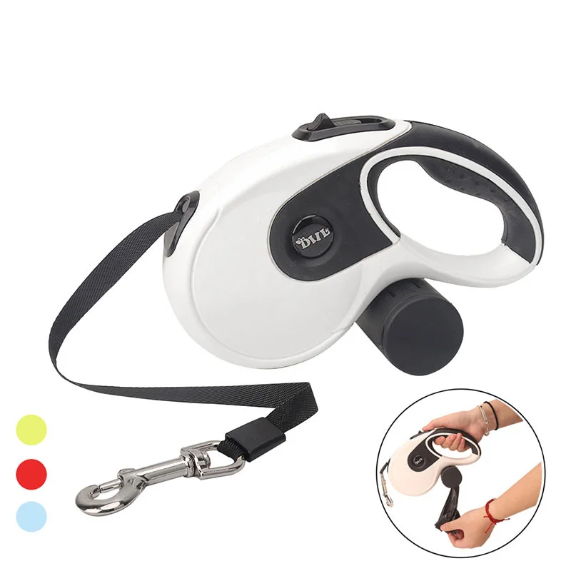 5M Retractable Pet Dog Leash With Poop Bag Set Strong Leashes For Puppy Cats Automatic Extending Dogs Running Walking Leash Rope
5M Retractable Pet Dog Leash With Poop Bag Set Strong Leashes For Puppy Cats Automatic Extending Dogs Running Walking Leash Rope