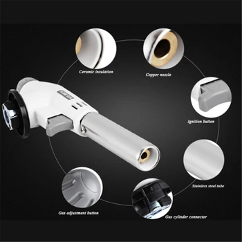 Adjustable Metal Portable Lighter Flame Gun Auto Flamethrower BBQ Heating Ignition Butane Camping Welding Gas Torch
Adjustable Metal Portable Lighter Flame Gun Auto Flamethrower BBQ Heating Ignition Butane Camping Welding Gas Torch