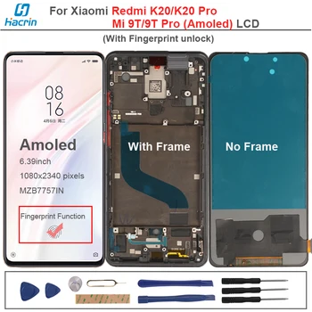 Amoled For Xiaomi Mi 9T Pro LCD Display Touch Screen Digitizer Assembly For Redmi K20 Pro LCD Display Mi 9T Screen Replacement
Amoled For Xiaomi Mi 9T Pro LCD Display Touch Screen Digitizer Assembly For Redmi K20 Pro LCD Display Mi 9T Screen Replacement