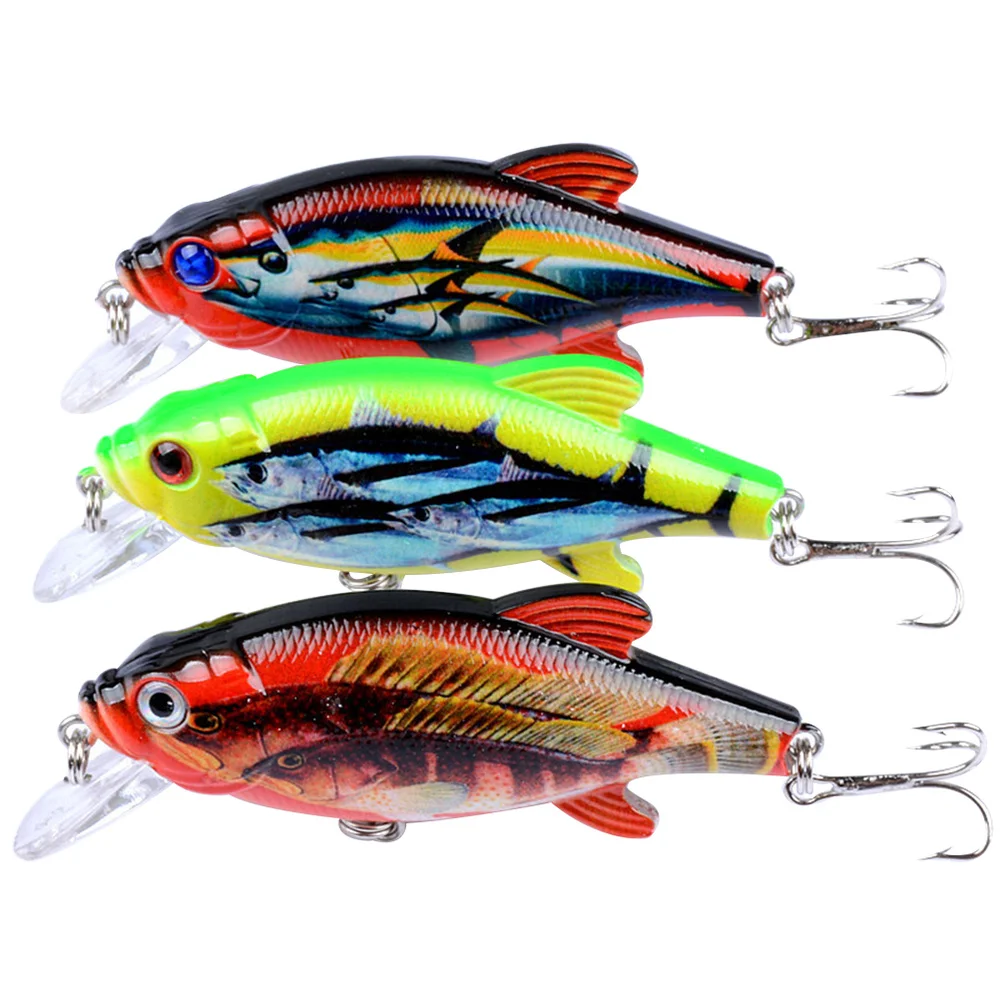3 Pcs Fishing Lures Fished Printing Fishing Baits Hard Lures for Freshwater Saltwater
3 Pcs Fishing Lures Fished Printing Fishing Baits Hard Lures for Freshwater Saltwater