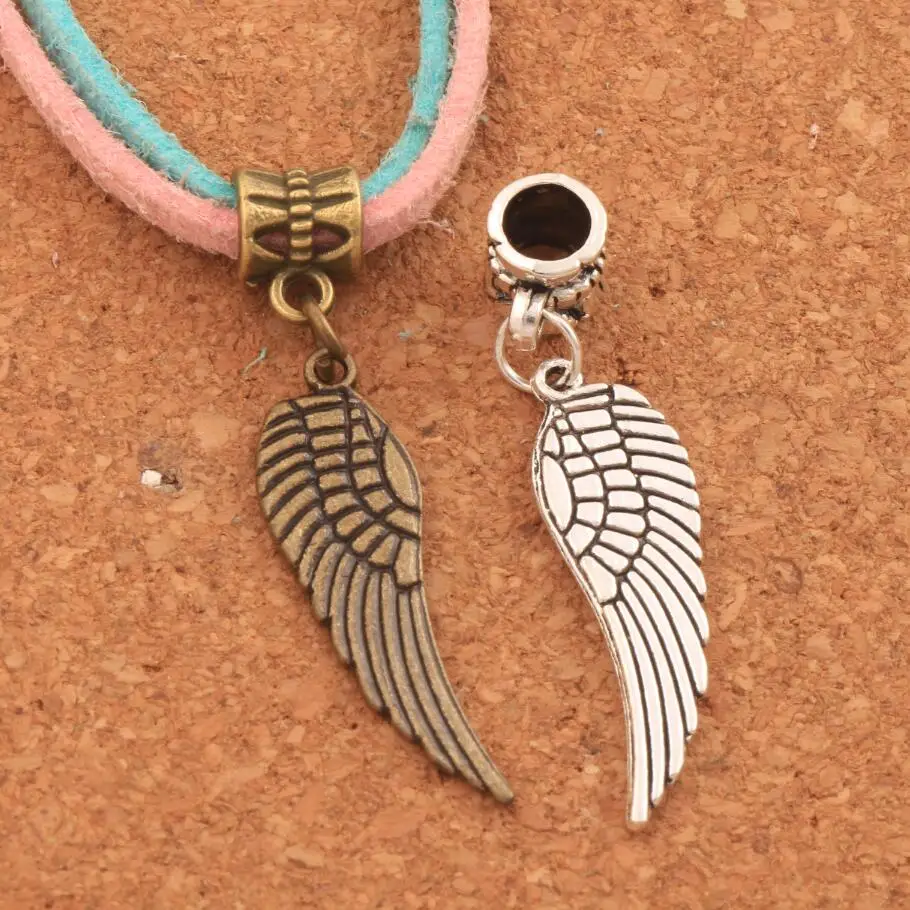 Angel Wing Big Hole Beads 40.3x9.1mm 100PCS Zinc Alloy Bronze Fit European Charm Bracelets Jewelry DIY B084
Angel Wing Big Hole Beads 40.3x9.1mm 100PCS Zinc Alloy Bronze Fit European Charm Bracelets Jewelry DIY B084