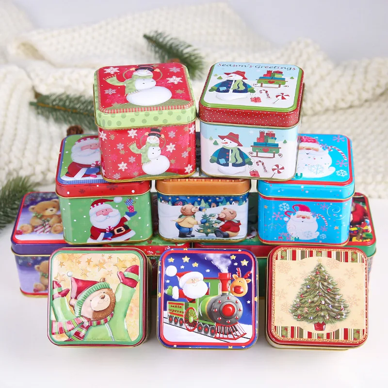 1 Pc Christmas Tree Metal Jars Snowman Square Tinplate Cans Candy Box Jewelry Storage Case Gift Storage Box storage boxes
1 Pc Christmas Tree Metal Jars Snowman Square Tinplate Cans Candy Box Jewelry Storage Case Gift Storage Box storage boxes