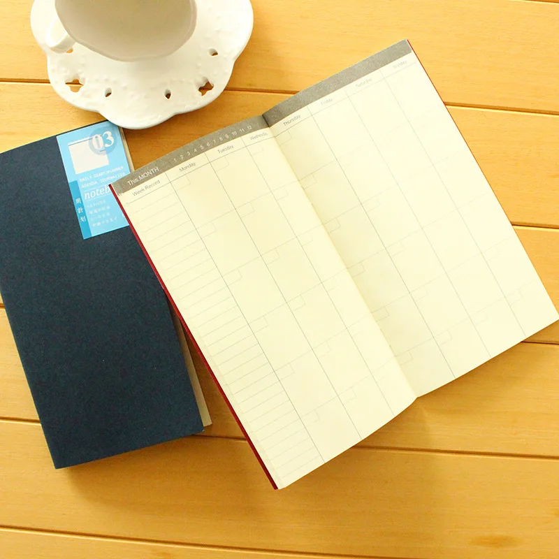 Portable Travelers Journal Notebook Agenda Organizer Diary Monthly Weekly Plan Paper Cover Soft Leather Student Stationery
Portable Travelers Journal Notebook Agenda Organizer Diary Monthly Weekly Plan Paper Cover Soft Leather Student Stationery