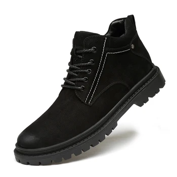 Man Genuine Leather Handmade Winter Chelsea Boots Fur Warm Male Leather Shoes Design Alligator Clax Men's Dress Boot %
Man Genuine Leather Handmade Winter Chelsea Boots Fur Warm Male Leather Shoes Design Alligator Clax Men's Dress Boot %