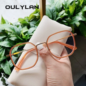 Oulylan Anti Blue Light Spectacles Men Retro Polygon Glasses Frame Women Computer Eyeglasses Frames Transparent Optical Eyewear
Oulylan Anti Blue Light Spectacles Men Retro Polygon Glasses Frame Women Computer Eyeglasses Frames Transparent Optical Eyewear