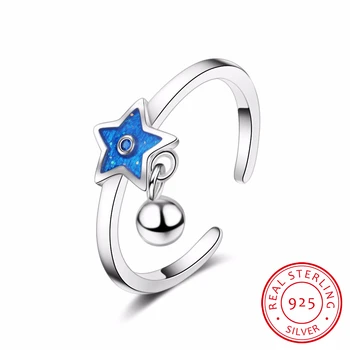 100% 925 Sterling Silver Fashion Sparkling Dangle Star Bead Finger Rings for Women Wedding Engagement Ring Jewelry
100% 925 Sterling Silver Fashion Sparkling Dangle Star Bead Finger Rings for Women Wedding Engagement Ring Jewelry