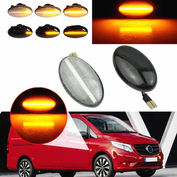 LED Dynamic Turn Signal Side Marker Light Sequential Blinker Light For Mercedes Benz Smart W450 W452 1998-2007 A-Class W168 Vito
LED Dynamic Turn Signal Side Marker Light Sequential Blinker Light For Mercedes Benz Smart W450 W452 1998-2007 A-Class W168 Vito