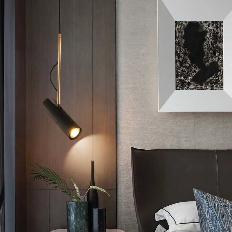 LukLoy LED Rotating Spotlight Modern Pendant Light Bedside Hanging Lamp Pendant Spotlights Modern Bedroom Rotatable Spot Light
LukLoy LED Rotating Spotlight Modern Pendant Light Bedside Hanging Lamp Pendant Spotlights Modern Bedroom Rotatable Spot Light