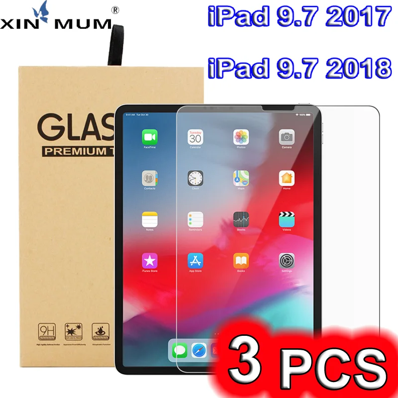 3 Pcs/set For iPad 9.7 2017 2018 Transparent Screen Protector Anti fingerprint Anti-oil Anti-Scratch 9HD Tempered Glass Film
3 Pcs/set For iPad 9.7 2017 2018 Transparent Screen Protector Anti fingerprint Anti-oil Anti-Scratch 9HD Tempered Glass Film